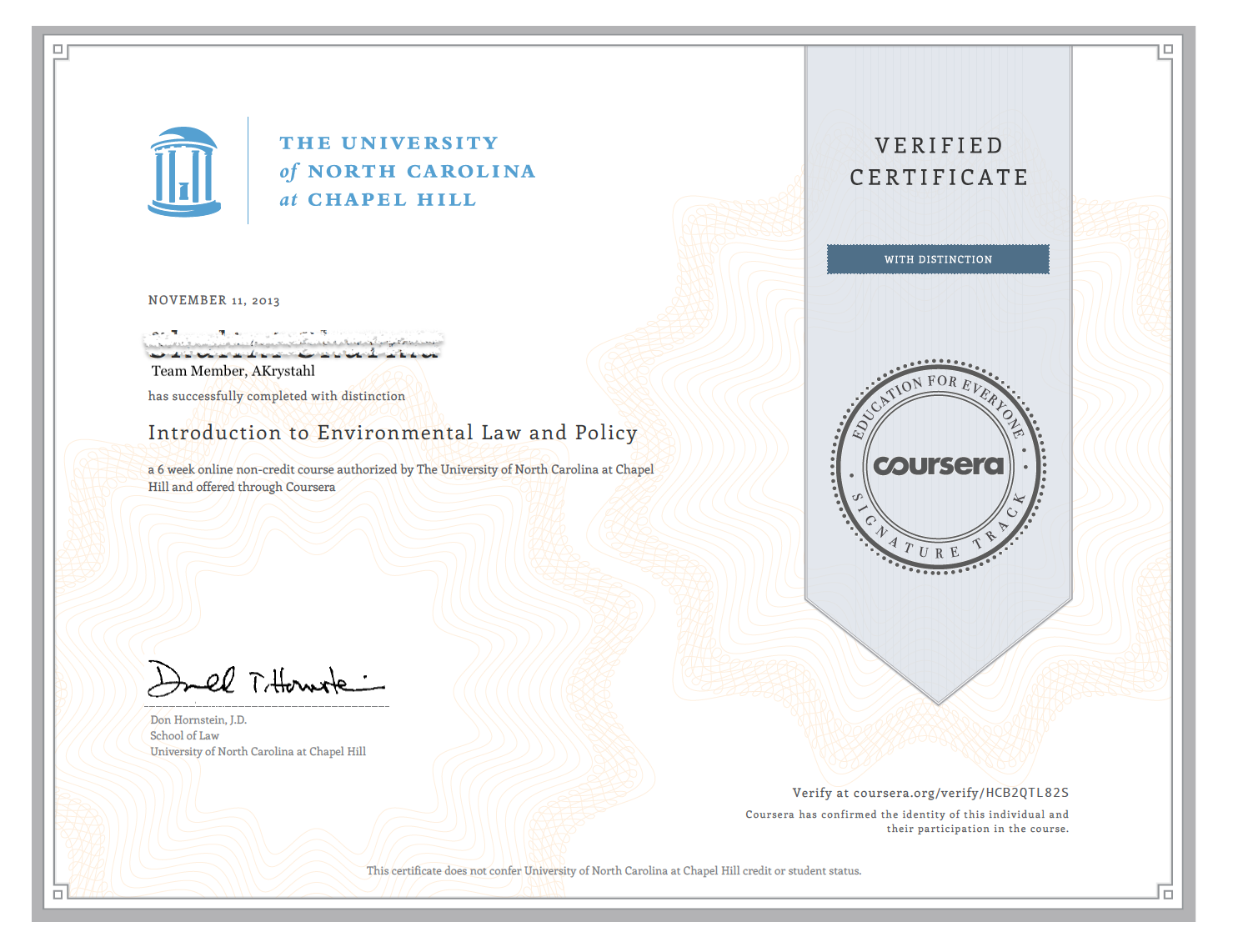 Environmental Law and Policy